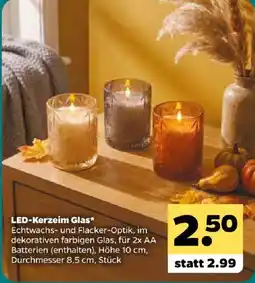 Netto LED-Kerzeim Glas* Angebot