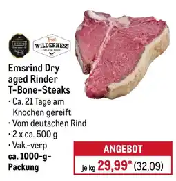 METRO Emsrind Dry aged Rinder T-Bone-Steaks Angebot