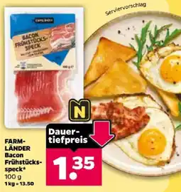 Netto FARM-LÄNDER Bacon Frühstücks-speck Angebot