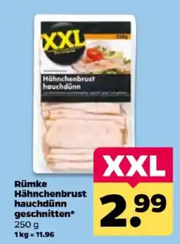 Netto Rümke Hähnchenbrust hauchdünn geschnitten* Angebot