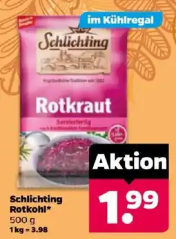 Netto Schlichting Rotkohl Angebot