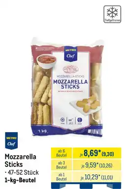 METRO METRO Chef Mozzarella Sticks Angebot