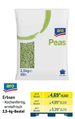 METRO aro Erbsen Angebot