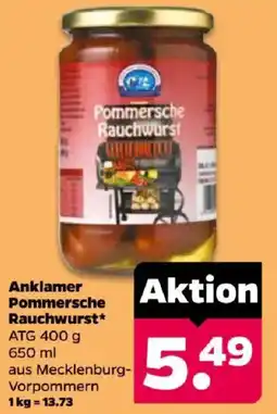 Netto Anklamer Pommersche Rauchwurst Angebot