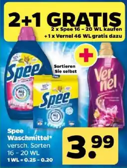 Netto Spee Waschmittel* Angebot