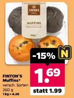 Netto FINTON'S Muffins Angebot