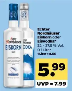 Netto Echter Nordhäuser Eiskorn oder Eisvodka Angebot