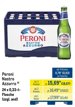 METRO Peroni Nastro Azzurro Angebot