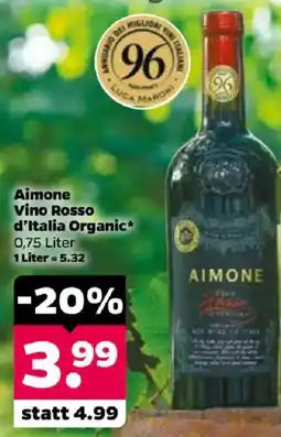 Netto Aimone Vino Rosso d'Italia Organic* Angebot