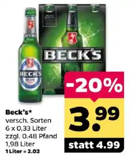 Netto Beck's Angebot