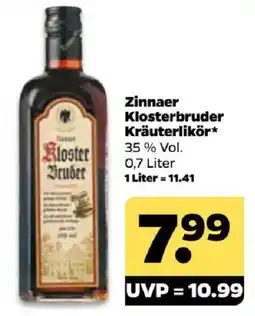 Netto Zinnaer Klosterbruder Kräuterlikör Angebot