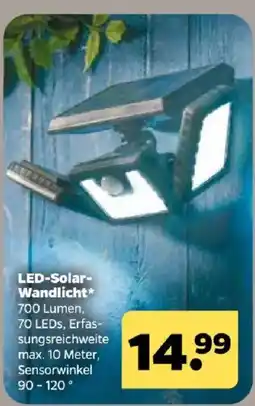 Netto LED-Solar-Wandlicht* Angebot