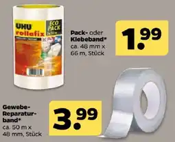 Netto UHU rollafix Pack- oder Klebeband Angebot