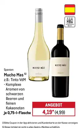 METRO Mucho Mas Angebot