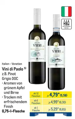 METRO Vini di Paolo Angebot