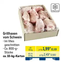 METRO Grillhaxen vom Schwein Angebot