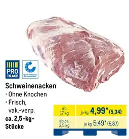 METRO Schweinenacken Angebot
