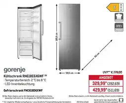 METRO gorenje Kühlschrank RN618E6X6WF Angebot