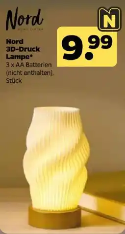 Netto Nord 3D-Druck Lampe Angebot