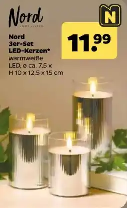 Netto Nord 3er-Set LED-Kerzen* Angebot
