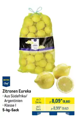 METRO Zitronen Eureka Angebot