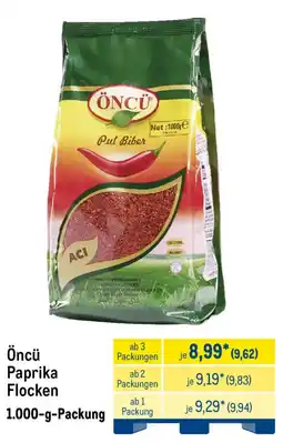 METRO Öncü Paprika Flocken Angebot