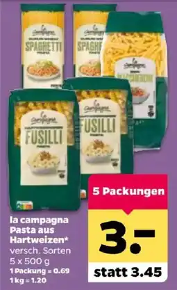 Netto la campagna Pasta aus Hartweizen Angebot