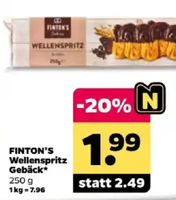 Netto FINTON'S Wellenspritz Gebäck Angebot