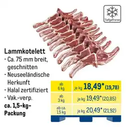 METRO Lammkotelett Angebot