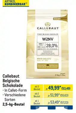 METRO Callebaut Belgische Schokolade Angebot