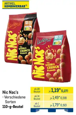 METRO Nic Nac's The DOUBLE CRUNCH Peanuts Angebot