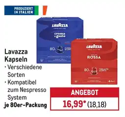 METRO Lavazza Kapseln Angebot