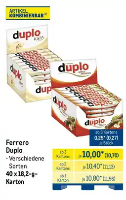 METRO Ferrero Duplo Angebot