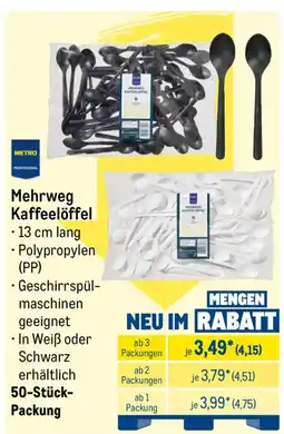 METRO Mehrweg Kaffeelöffel Angebot
