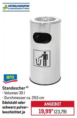 METRO aro Standascher Angebot