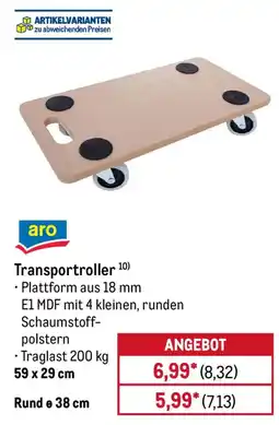 METRO aro Transportroller Angebot