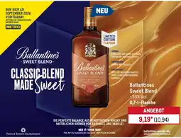 METRO Ballantine's Sweet Blend Angebot