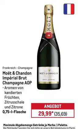 METRO Moët & Chandon Impérial Brut Champagne AOP Angebot
