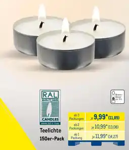 METRO Teelichte Angebot