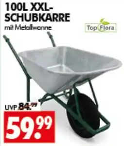 Wreesmann Top Flora 100L XXL-SCHUBKARRE mit Metallwanne Angebot