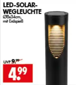 Wreesmann LED-SOLAR-WEGLEUCHTE Angebot