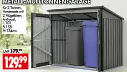 Wreesmann METALL-MULLTONNENGARAGE Angebot