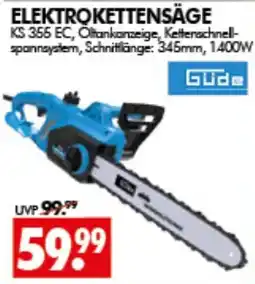 Wreesmann ELEKTROKETTENSÄGE KS 355 EC Angebot