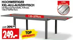 Wreesmann HOCHWERTIGER XXL-ALU-AUSZIEHTISCH Angebot