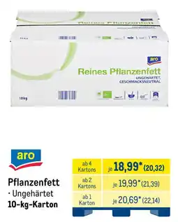 METRO aro Pflanzenfett Angebot