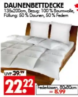 Wreesmann DAUNENBETTDECKE Angebot