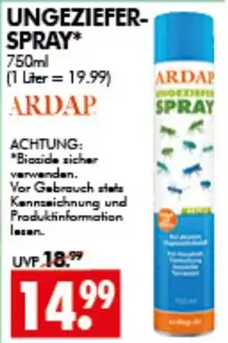 Wreesmann UNGEZIEFER-SPRAY* ARDAP Angebot