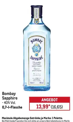 METRO Bombay Sapphire Angebot