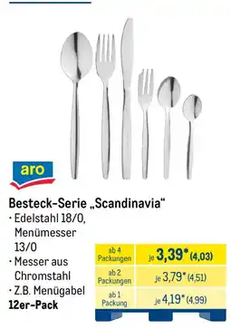 METRO Besteck-Serie „Scandinavia“ Angebot