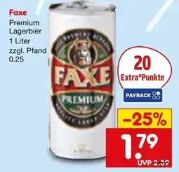 Netto Marken-Discount Faxe Premium Lagerbier Angebot